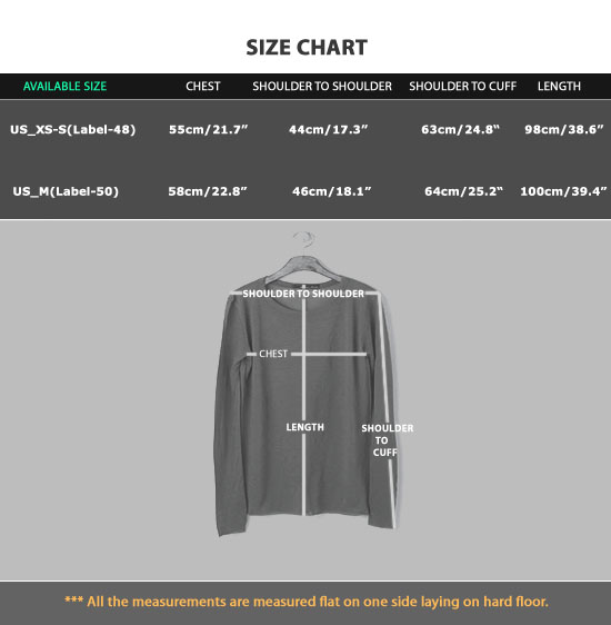Coat 101-chart