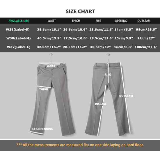 Jeans 281-chart
