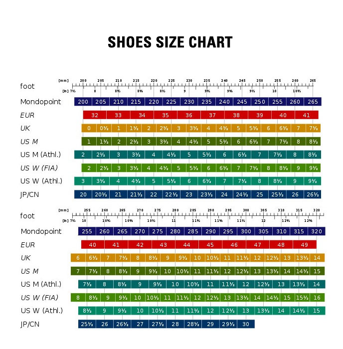 shoes-size-chart