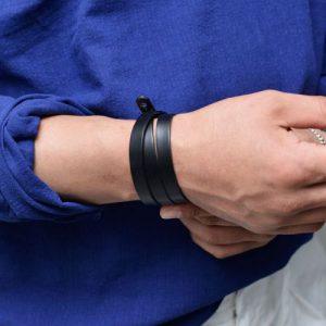 צמיד עור 3 סלילים 488