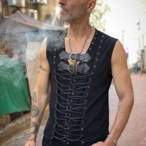 גופיה ווסט רצועות ושרוכים(בלעדי לחנות)