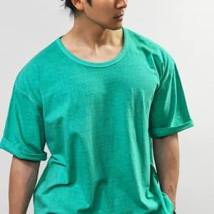 טישרט צווארון יו כותנת פיגמנט 280