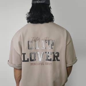 טישרט city lover גזרת אוברסייז כותנה רכה 288