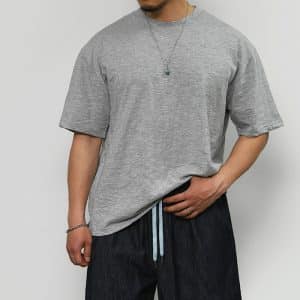 טישרט בסיסית זרוקה כותנת סלאב 406